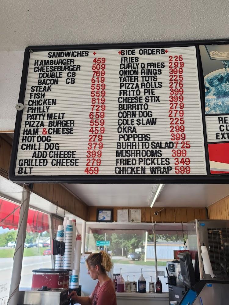 American Drive In Menu image 1